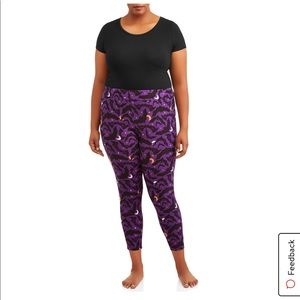 Terra & Sky Purple Halloween Leggings 🦇🌙 ✨